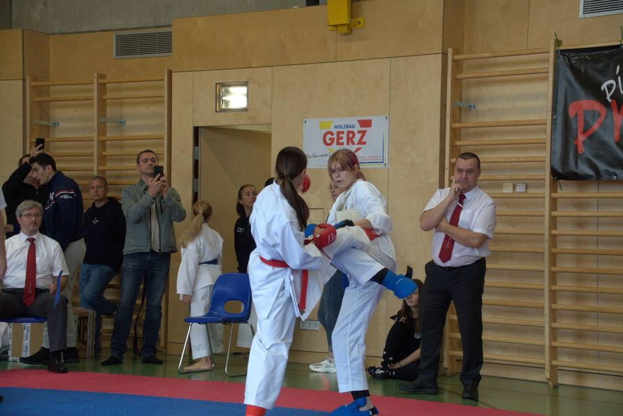 Kumite beim Wettkampf