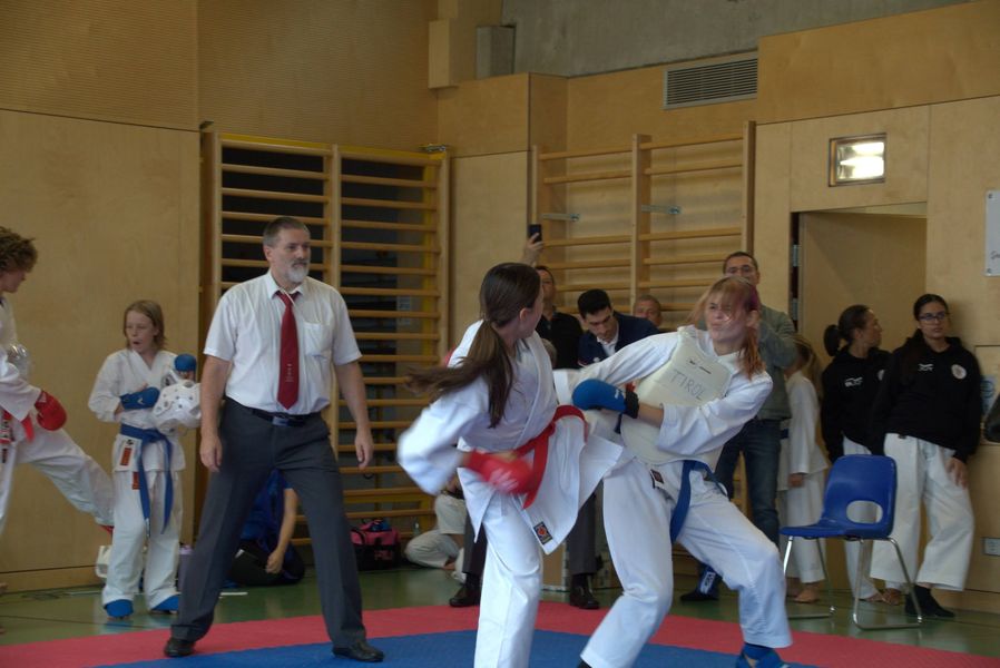 Kumite beim Wettkampf