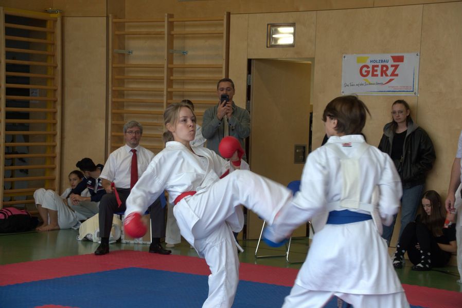 Kumite beim Wettkampf